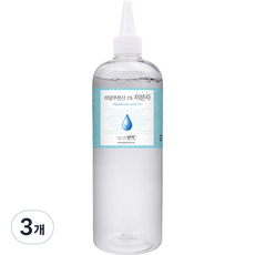 맑을담 히알루론산 1% 원액 저분자 에센스, 3개, 500ml - 맑을담히알루론산극저분자