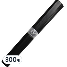 월드크린 분리수거 평판 비닐봉투 검정, 50L, 300개