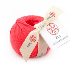 kpc yarn 가쉽 DK 면 뜨개실 50g, 선셋, 113m, 1개