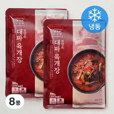 보양옥 대파 육개장 (냉동), 500g, 8봉