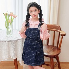 Bebeju女童款Ariel泡泡袖雪紡衫