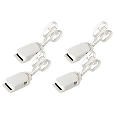 로이체 충전식 히팅 뷰러 속눈썹 컬링 고데기 REC-50, 01 WHITE, 4개