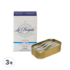 라브루홀라 정어리 캔더푸드 16/20 LB31, 115g, 3개