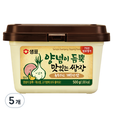 [샘표] 양념이 듬뿍 맛있는 쌈장, 500g, 5개