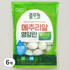 풀무원 메추리알 영양란, 450g, 6개