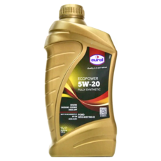 eurol 曜樂 Ecopower 全合成機油 5W-20 1L, 5w20, 1瓶