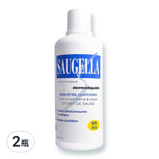 SAUGELLA 賽吉兒 菁萃潔浴凝露-日用型 750ml, 2瓶