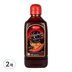 움트리 강캡사이신 액상소스, 550g, 2개