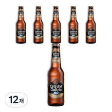 Estrella Galicia 0.0 Tostada瓶裝無酒精啤酒風味飲, 12個, 250ml