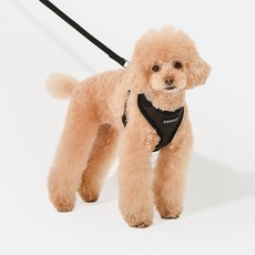 퍼피아 강아지 소프트 하네스 A PDCF-AC30, 브라운, 1개