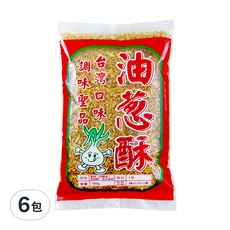 鑫農 AC油蔥酥, 台灣口味調味聖品, 600g, 6包
