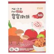 農純鄉 台灣公司貨 極上藜麥和牛燉飯 4入, 600g, 1盒