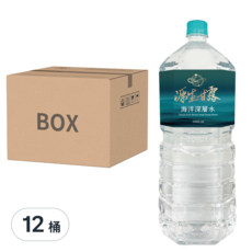 源生美學 源生甘露 海洋深層水 2000ml, 每箱6瓶入, 2L, 12桶