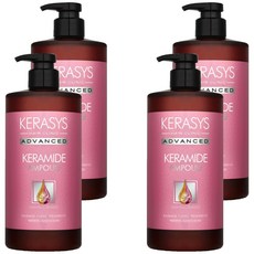 KERASYS 角蛋白神經醯胺護髮素 花香, 1L, 4瓶