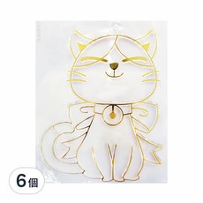 AMOS 阿摩司 壓克力模型版 S81 緞帶貓, 6個