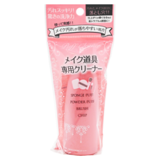 ISHIHARA 石原商店 刷具/粉撲二用清潔液，強效去汙力，深層清潔，輕鬆洗除彩妝品及皮脂污垢, 80ml, 1瓶