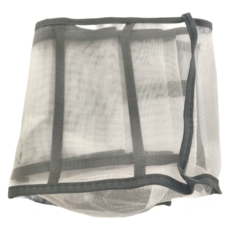 加大床單外套分格收納袋，牛津布包邊+紗網，44cmX33cmX22cm 加大5格，床單/被套/羽絨外套收納, 44 x 33 x 22cm, 1個
