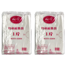 柏嶸 特級耐熱袋 1斤 24 x 32cm 食品級高密度聚乙烯 台灣製, 2包