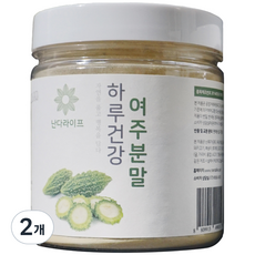 난다라이프 저온가공 하루건강 여주분말, 2개, 120g