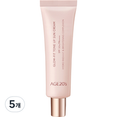 에이지투웨니스 글로우핏 톤업 선크림 SPF50+ PA++++, 50ml, 5개