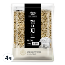 더담은 햄프씨드, 500g, 4개