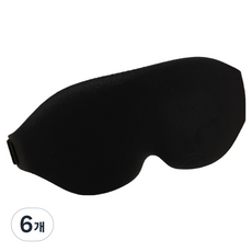 Luneta Good Sleep睡眠眼罩 黑色, 6個, 1件