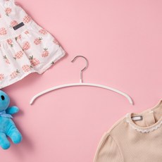 마와 이코노믹 유아 옷걸이 30P, 화이트, 10개