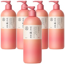 온더바디 바로그때필링 때밀이 바디필링 로즈향, 500ml, 5개