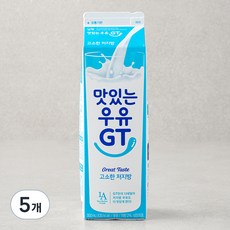 맛있는우유GT 고소한 저지방, 900ml, 5개