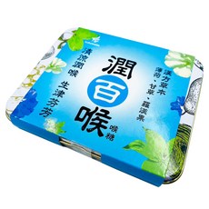 潤百喉 喉糖，清涼潤喉，生津芬芳，舒適口感, 90g, 1盒