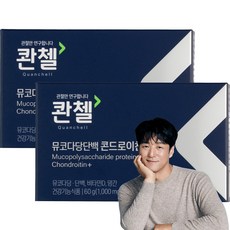 콴첼 뮤코다당단백 콘드로이친, 60정, 2개