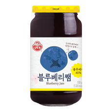 오뚜기 블루베리쨈, 1개, 500g 1개
