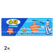 지구화학 슈퍼 색연필 낱색 주황 12p, 1색, 2개