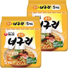 농심 너구리 순한맛, 10개