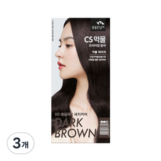 꽃을든남자 CS먹물 프리미엄 헤어 칼라크림, N3(30)흑갈색, 3개