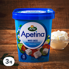 Arla 아페티나 화이트 치즈 클래식큐브, 200g, 3개