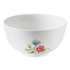 CORELLE 康寧 花漾彩繪中式飯碗, 三層玻璃, 美國製造, 花漾彩繪, 1個