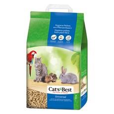 Cat's Best 德國凱優 藍標崩解型粗木屑砂, 貓量兔小動物適用 高效吸水吸臭, 11kg, 1包