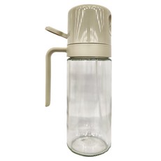 倒噴兩用油壺, 550ml容量, PE, ABS, PP, 不銹鋼, 矽膠, 鈉鈣玻璃材質, 550ml, 1個