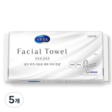 시루콧토 페이셜 타월 40p, 실크터치, 5개
