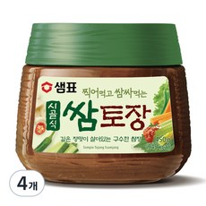 샘표 시골식 쌈토장, 450g, 4개