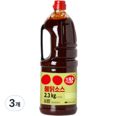 식자재왕 불닭소스, 3개, 2.3kg