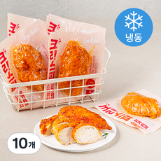 아임닭 크리스피 닭가슴살 스파이시 (냉동), 90g, 10개