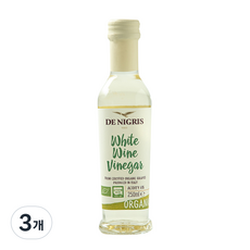 데니그리스 화이트 이탈리안 콘디먼트 와인식초, 250ml, 3개