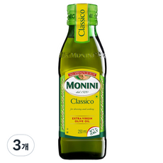 모니니 클래시코 엑스트라 버진 올리브오일, 250ml, 3개