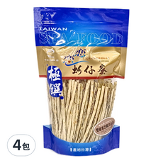 極饌 雙層黑芝麻夾心絲, 130g, 4包