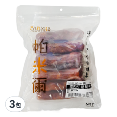 PARMIR 帕米爾 雞肉牛奶辮棒 犬用 Set 9, 雞肉, 3包