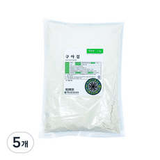 이든타운 구아검 분말, 1kg, 5개