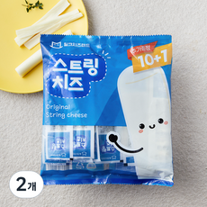 밀크치즈랜드 스트링치즈, 198g, 2개
