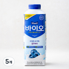 매일바이오 드링킹 블루베리, 750ml, 5개